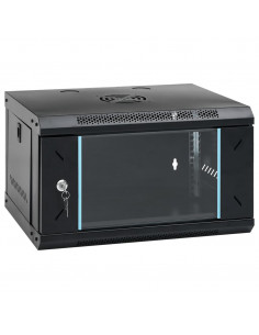 Armadietto di Rete a Parete 6U da 19" IP20 53x40x30 cm