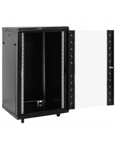 Armadietto di Rete 18U con Ruote 19" IP20 60x60x100 cm 2