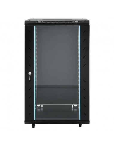 Armadietto di Rete 18U con Ruote 19" IP20 60x60x100 cm