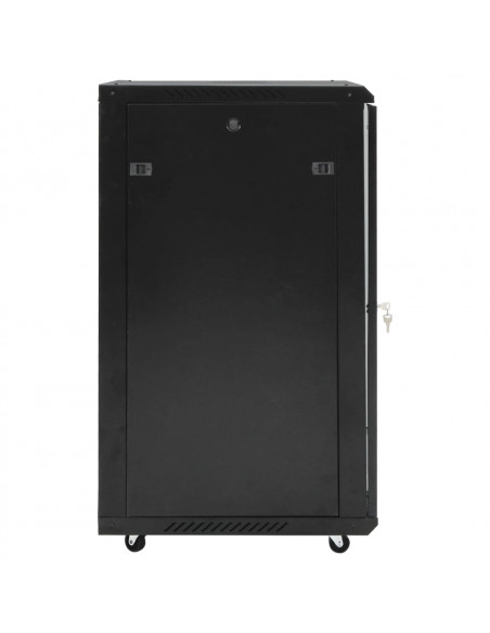 Armadietto di Rete 18U con Ruote 19" IP20 60x60x100 cm