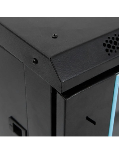 Armadietto di Rete 18U con Ruote 19" IP20 60x60x100 cm