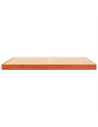 Giroletto Marrone Cera 160x200 cm in Legno Massello di Pino