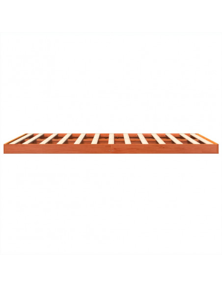 Giroletto Marrone Cera 160x200 cm in Legno Massello di Pino
