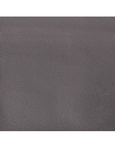 Giroletto con Testiera Grigio 180x200 cm in Similpelle