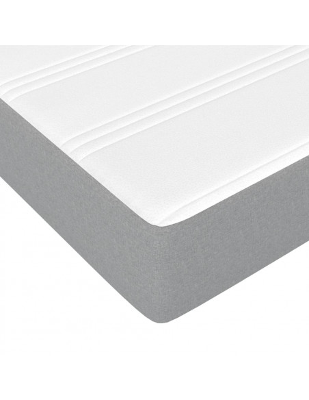 Letto Cassetti e Materasso Bianco 120x200cm Legno Massello Pino