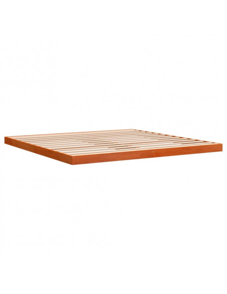 Giroletto Marrone Cera 180x200 cm in Legno Massello di Pino