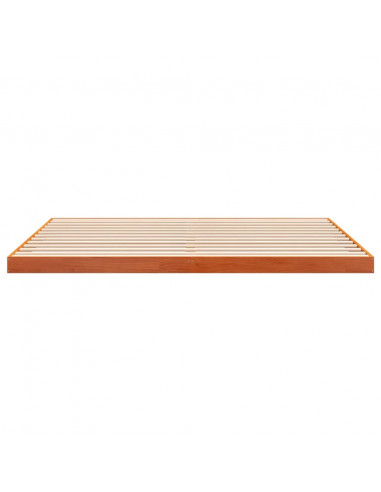 Giroletto Marrone Cera 180x200 cm in Legno Massello di Pino