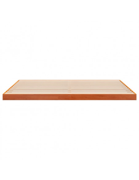 Giroletto Marrone Cera 180x200 cm in Legno Massello di Pino