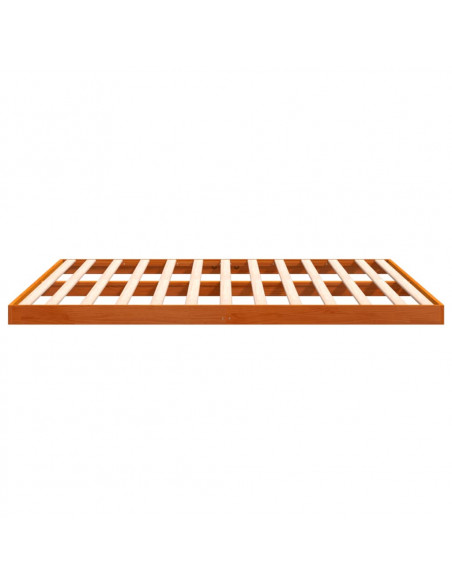 Giroletto Marrone Cera 180x200 cm in Legno Massello di Pino