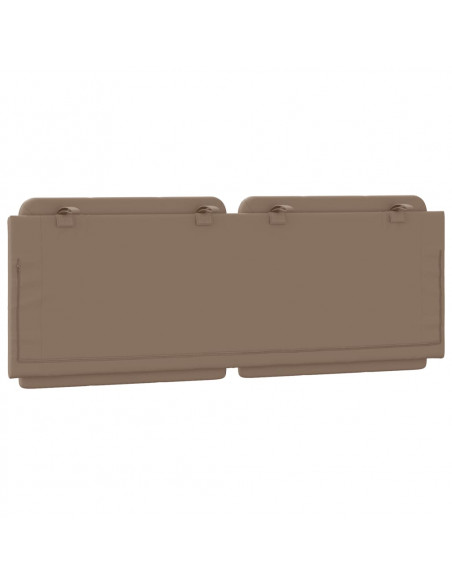 Cuscino Testiera Cappuccino 120 cm in Similpelle