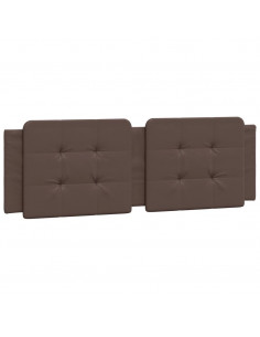 Cuscino Testiera Marrone 160 cm in Similpelle