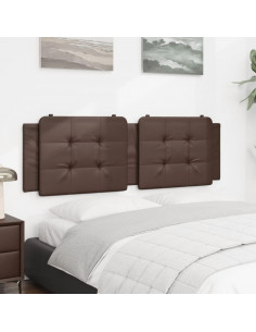 Cuscino Testiera Marrone 160 cm in Similpelle 2