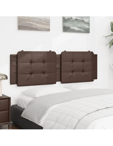 Cuscino Testiera Marrone 160 cm in Similpelle
