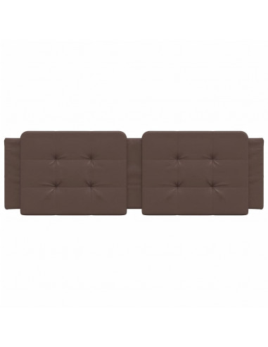 Cuscino Testiera Zadar Marrone 160 cm in Similpelle