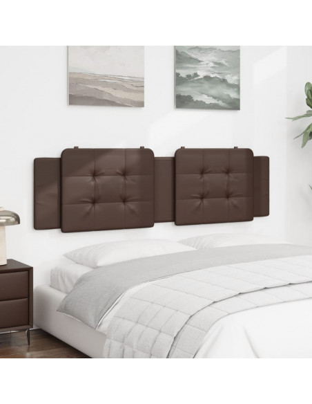 Cuscino Testiera Marrone 180 cm in Similpelle