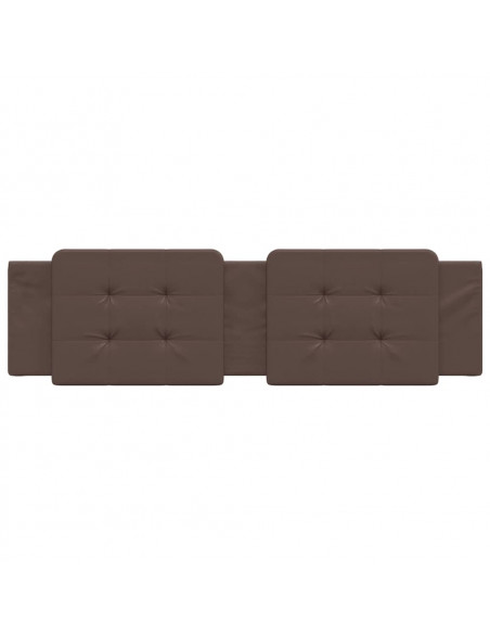 Cuscino Testiera Marrone 180 cm in Similpelle