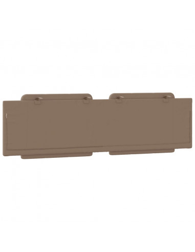 Cuscino Testiera Cappuccino 180 cm in Similpelle