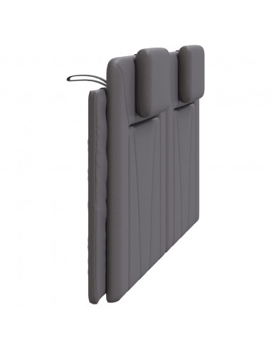 Cuscino Testiera Grigio 160 cm in Similpelle