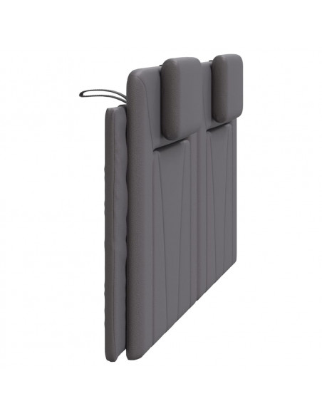 Cuscino Testiera Grigio 160 cm in Similpelle
