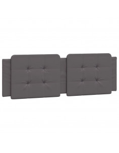 Cuscino Testiera Grigio 160 cm in Similpelle