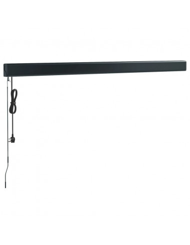 Tenda Retrattile Arancione Marrone 3x2,5 m Tessuto e Alluminio