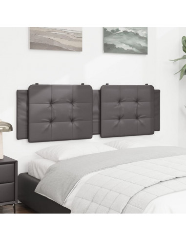Cuscino Testiera Grigio 160 cm in Similpelle