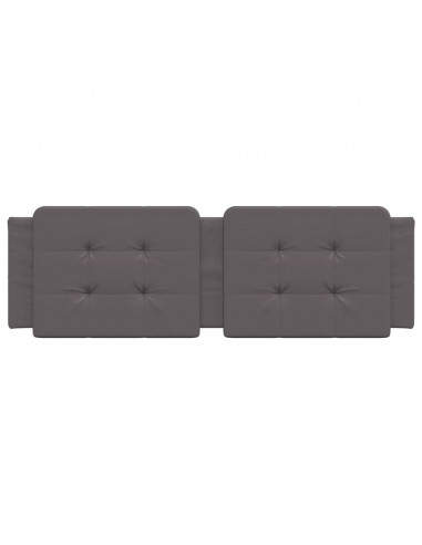 Cuscino Testiera Grigio 160 cm in Similpelle