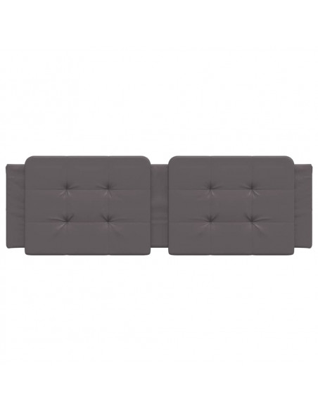 Cuscino Testiera Grigio 160 cm in Similpelle