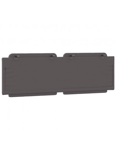 Cuscino Testiera Grigio 160 cm in Similpelle