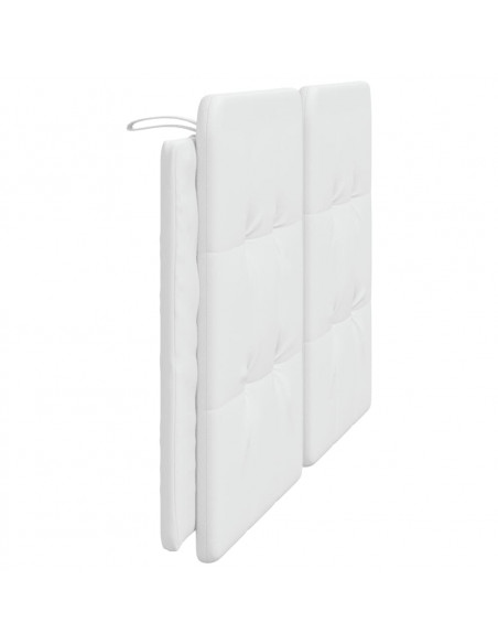 Cuscino Testiera Bianco 160 cm in Similpelle