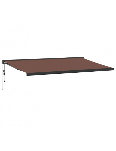 Tenda da Sole Retrattile Automatica Marrone 500x300 cm