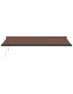 Tenda da Sole Retrattile Automatica Marrone 500x300 cm 2