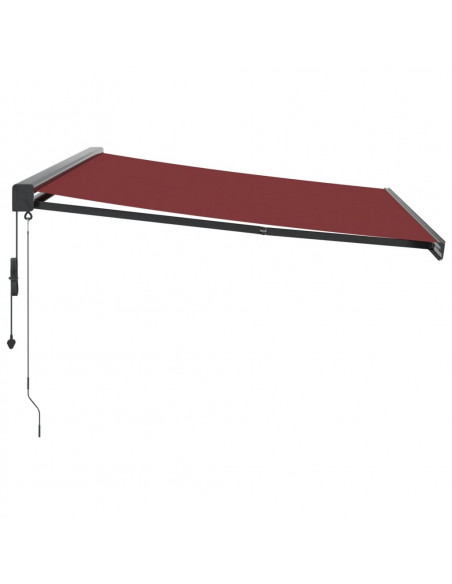 Tenda da Sole Retrattile Automatica Bordò 400x300 cm