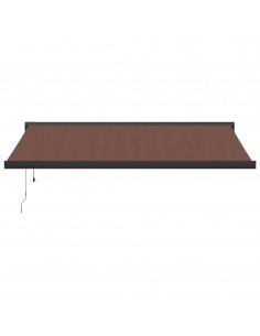 Tenda da Sole Retrattile Automatica 400x300 cm Marrone 2