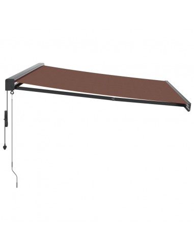 Tenda da Sole Retrattile Automatica 400x300 cm Marrone