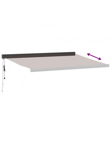 Tenda da Sole Retrattile Automatica 400x300 cm Marrone