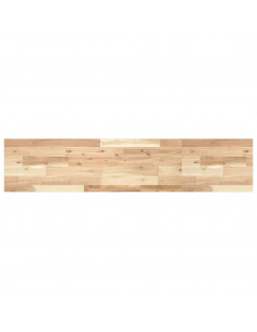 Piano per Tavolo 120x30x2 cm Rettangolare Legno Massello Acacia