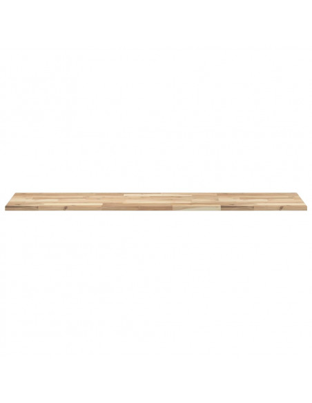 Piano per Tavolo 160x40x2cm Rettangolare Legno Massello Acacia