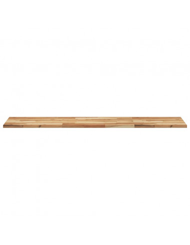 Piano Tavolo Rettangolare 160x40x2 cm Legno Massello di Acacia