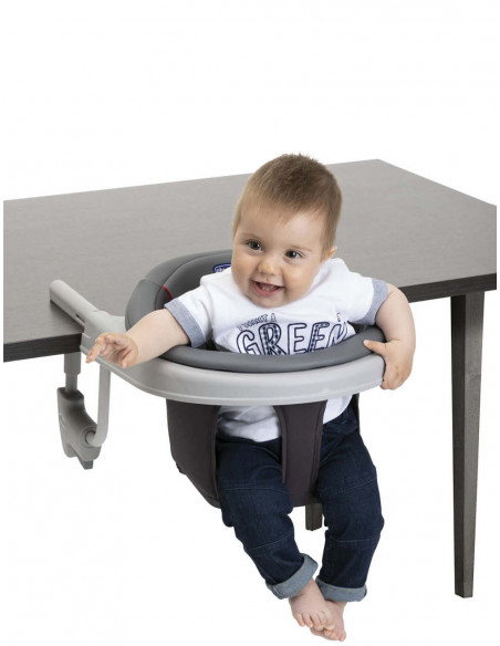 Chicco 00087057850000 seggiolone Sedia da tavolo per bambino da aggancio Seduta imbottita Grigio