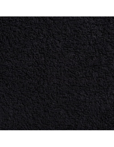 Asciugamani Premium 4 pz Neri 50x100 cm 600 g/m² 100% Cotone