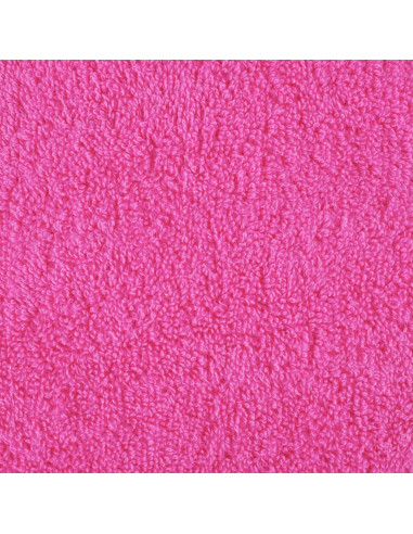 Asciugamani da Doccia 2 pz Rosa 70x140 cm 600g/m² 100% Cotone