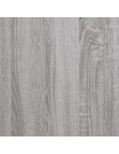 Comodini 2 pz Grigio Sonoma 34x35,5x70 cm in Legno Multistrato