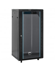Armadietto di Rete 22U 19" IP20 Nero 60x60x120 cm