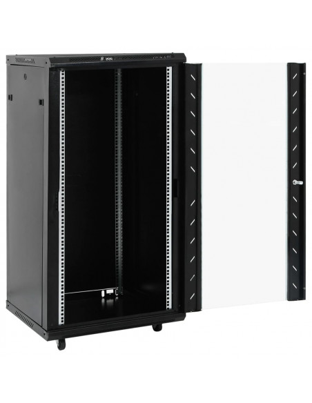 Armadietto di Rete 22U 19" IP20 Nero 60x60x120 cm