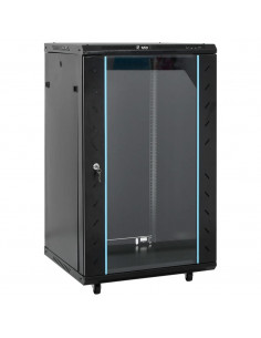Armadietto di Rete 18U 19" IP20 Nero 60x60x100 cm