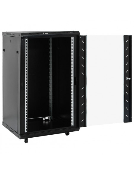 Armadietto di Rete 18U 19" IP20 Nero 60x60x100 cm