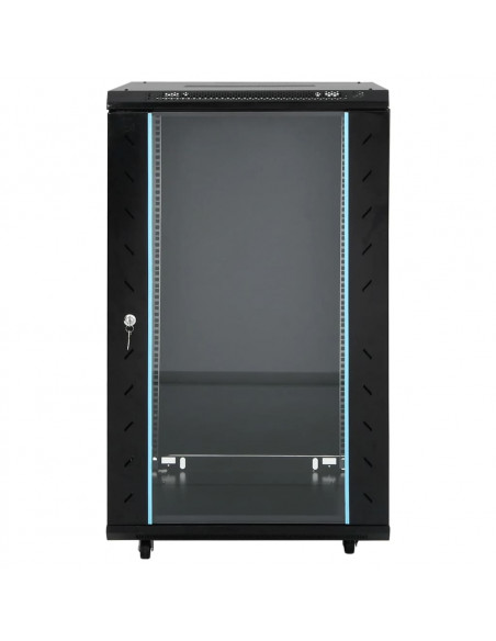 Armadietto di Rete 18U 19" IP20 Nero 60x60x100 cm