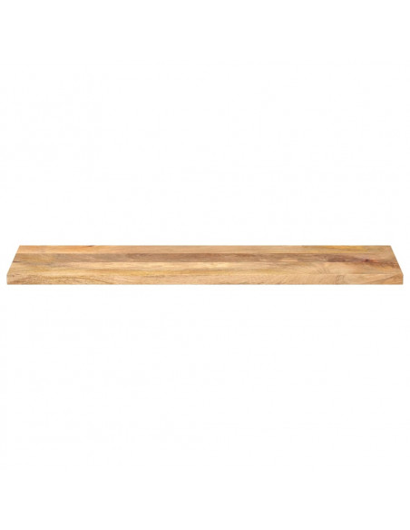 Piano per Tavolo 120x20x2,5 Rettangolare Legno Massello Mango