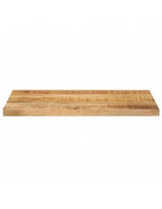 Piano per Tavolo 60x40x2,5 cm Rettangolare Legno Mango Grezzo 2
